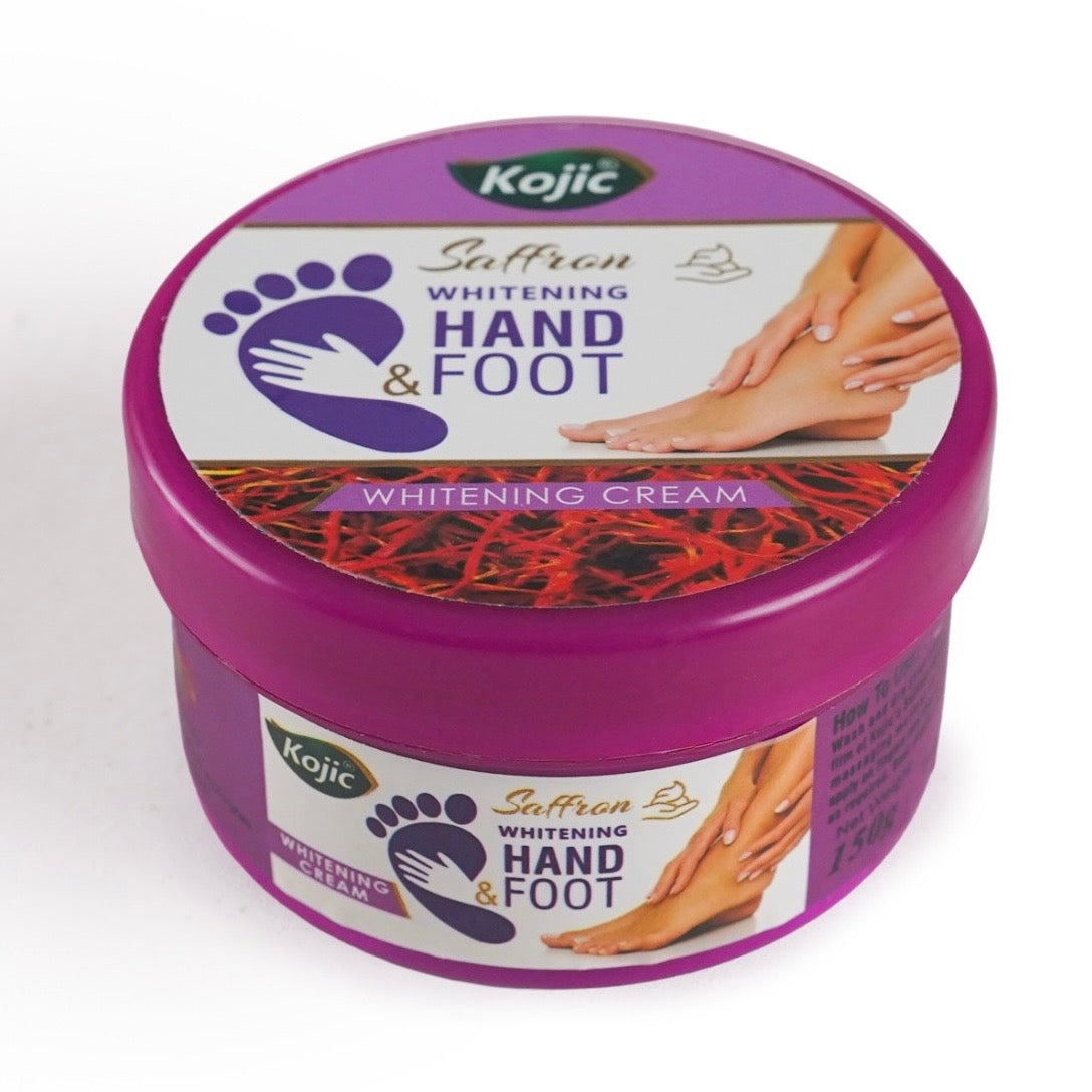 Kojic Saffron Hand & Foot Whitening Cream with Pure Zafran Extracts